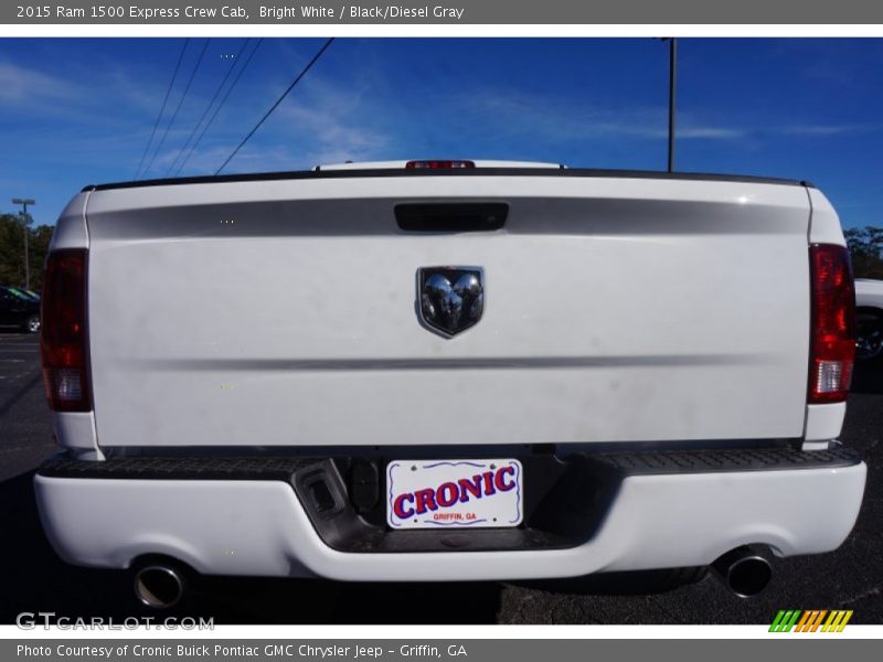 Bright White / Black/Diesel Gray 2015 Ram 1500 Express Crew Cab