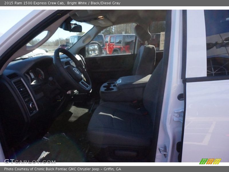 Bright White / Black/Diesel Gray 2015 Ram 1500 Express Crew Cab