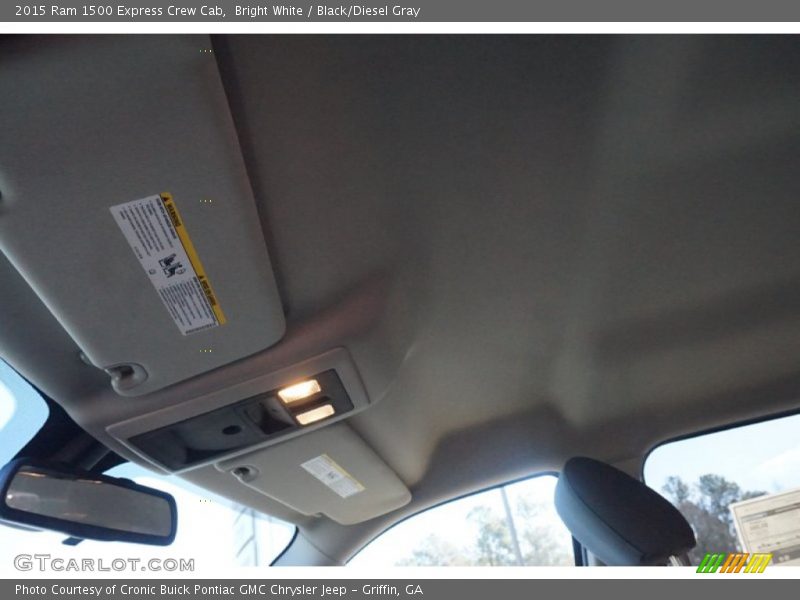 Bright White / Black/Diesel Gray 2015 Ram 1500 Express Crew Cab