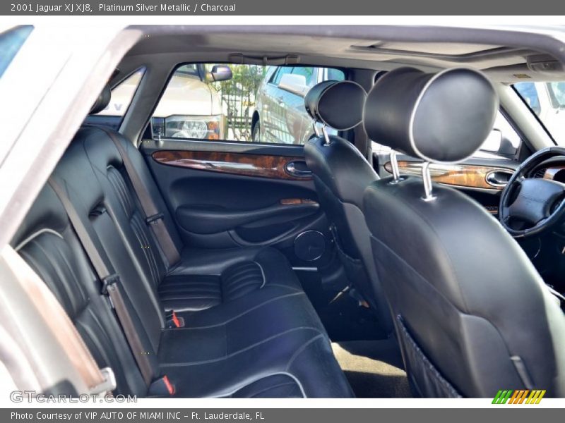 Platinum Silver Metallic / Charcoal 2001 Jaguar XJ XJ8