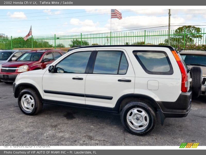 Taffeta White / Saddle 2002 Honda CR-V LX