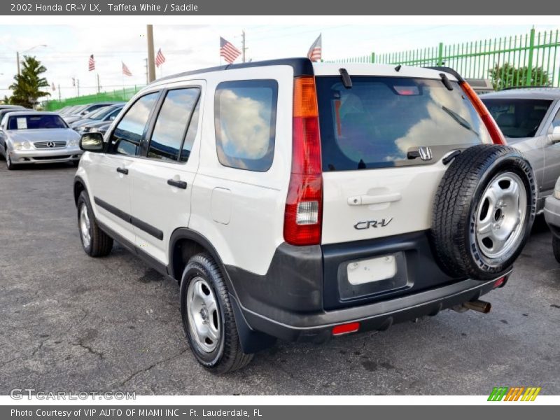 Taffeta White / Saddle 2002 Honda CR-V LX