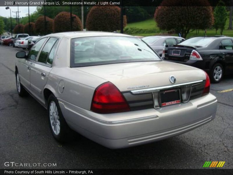 Smokestone Metallic / Light Camel 2009 Mercury Grand Marquis LS