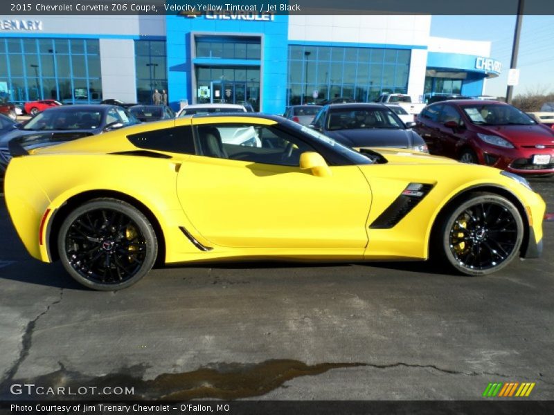 Velocity Yellow Tintcoat / Jet Black 2015 Chevrolet Corvette Z06 Coupe