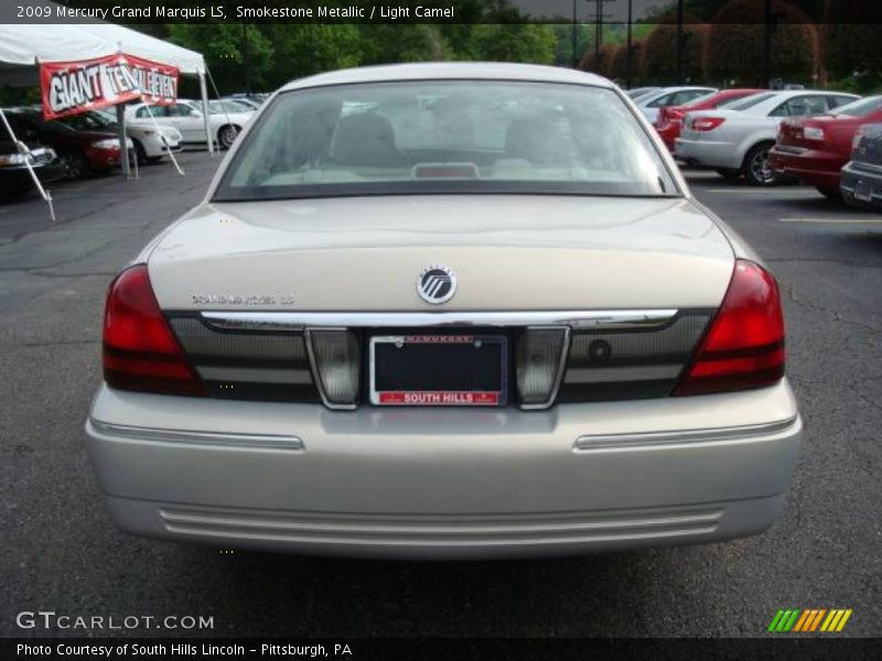 Smokestone Metallic / Light Camel 2009 Mercury Grand Marquis LS