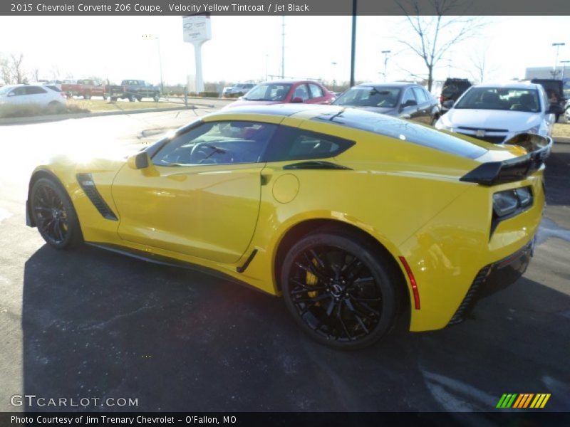 Velocity Yellow Tintcoat / Jet Black 2015 Chevrolet Corvette Z06 Coupe