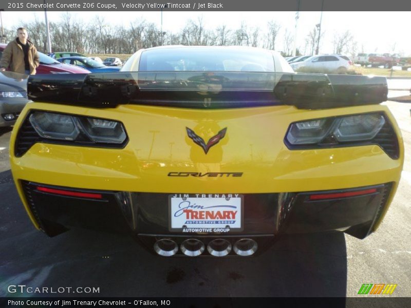 Velocity Yellow Tintcoat / Jet Black 2015 Chevrolet Corvette Z06 Coupe