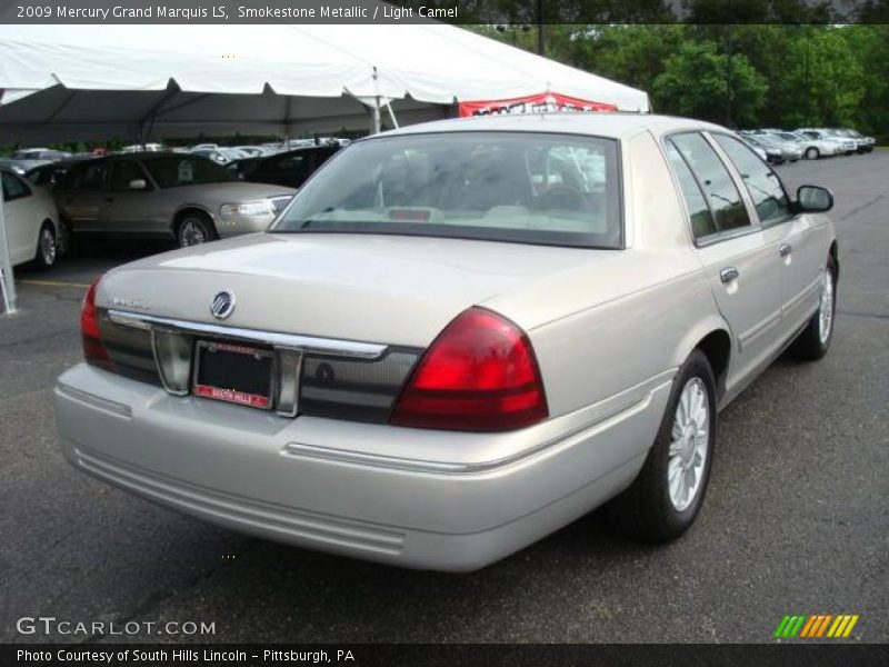 Smokestone Metallic / Light Camel 2009 Mercury Grand Marquis LS