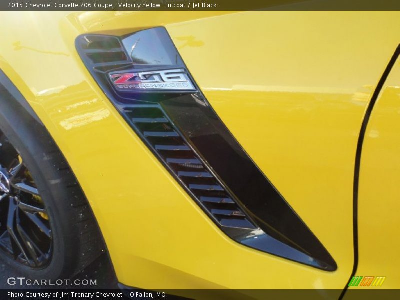 Velocity Yellow Tintcoat / Jet Black 2015 Chevrolet Corvette Z06 Coupe