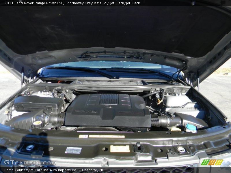 Stornoway Grey Metallic / Jet Black/Jet Black 2011 Land Rover Range Rover HSE