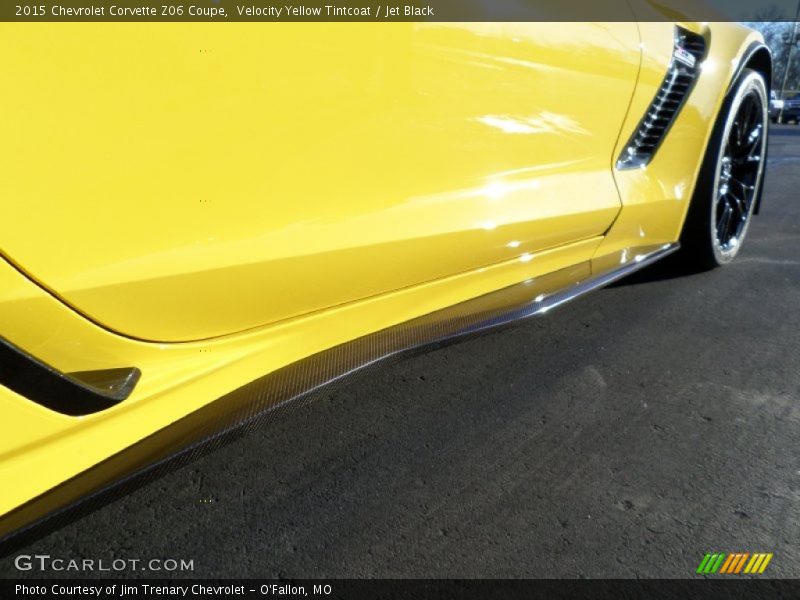 Velocity Yellow Tintcoat / Jet Black 2015 Chevrolet Corvette Z06 Coupe