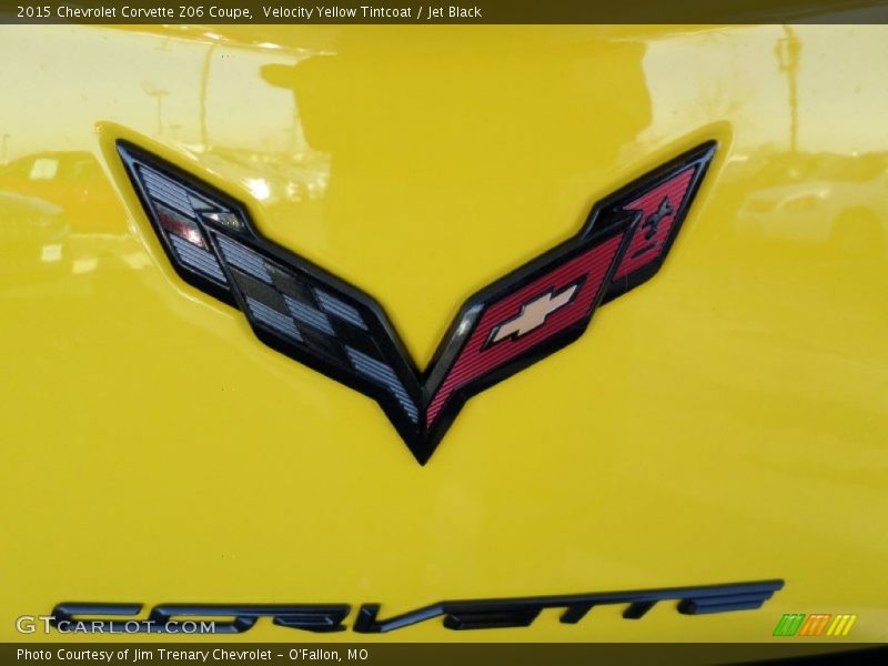Velocity Yellow Tintcoat / Jet Black 2015 Chevrolet Corvette Z06 Coupe