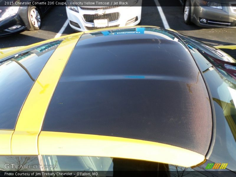 Velocity Yellow Tintcoat / Jet Black 2015 Chevrolet Corvette Z06 Coupe