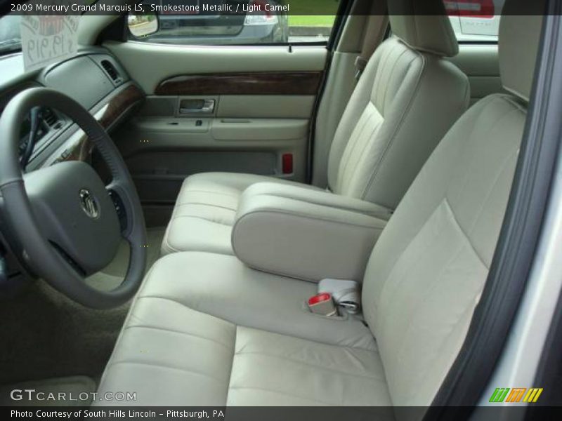 Smokestone Metallic / Light Camel 2009 Mercury Grand Marquis LS