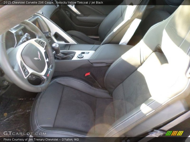 Velocity Yellow Tintcoat / Jet Black 2015 Chevrolet Corvette Z06 Coupe