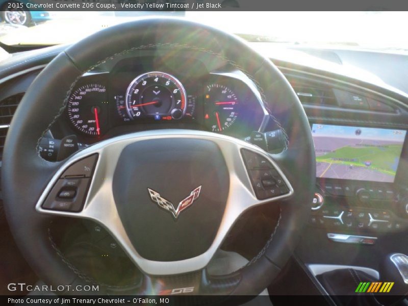 Velocity Yellow Tintcoat / Jet Black 2015 Chevrolet Corvette Z06 Coupe