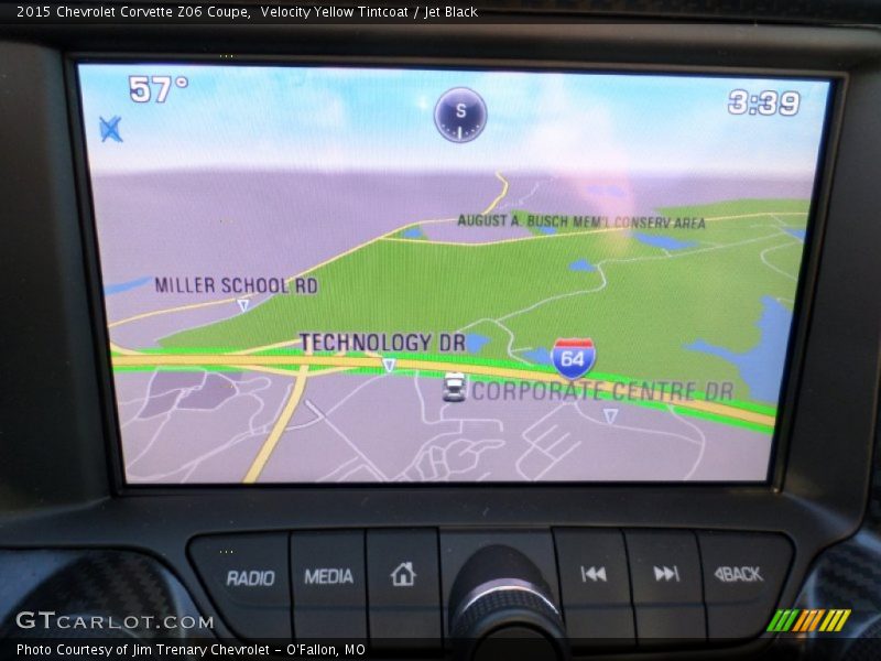 Velocity Yellow Tintcoat / Jet Black 2015 Chevrolet Corvette Z06 Coupe