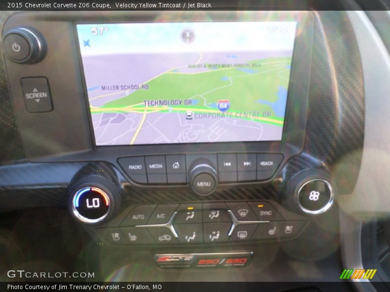 Velocity Yellow Tintcoat / Jet Black 2015 Chevrolet Corvette Z06 Coupe