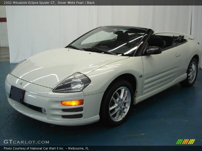 Dover White Pearl / Black 2002 Mitsubishi Eclipse Spyder GT