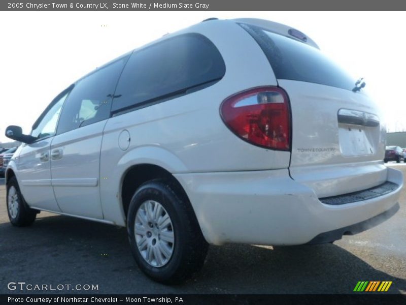 Stone White / Medium Slate Gray 2005 Chrysler Town & Country LX