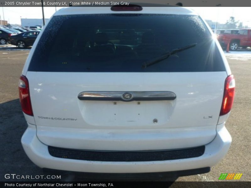 Stone White / Medium Slate Gray 2005 Chrysler Town & Country LX
