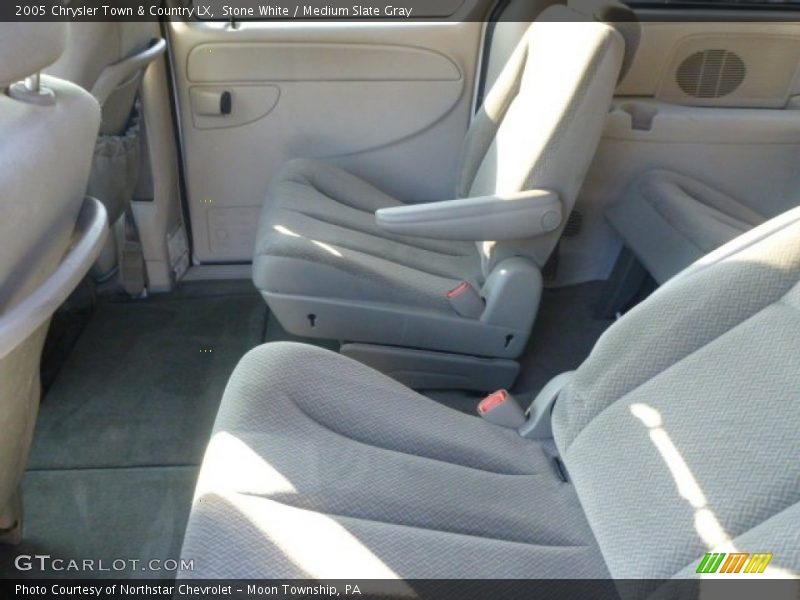 Stone White / Medium Slate Gray 2005 Chrysler Town & Country LX