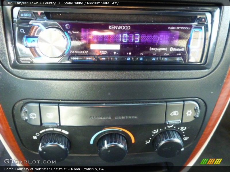 Stone White / Medium Slate Gray 2005 Chrysler Town & Country LX