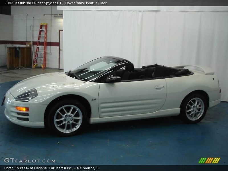Dover White Pearl / Black 2002 Mitsubishi Eclipse Spyder GT