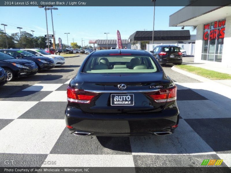 Obsidian Black / Light Gray 2014 Lexus LS 460