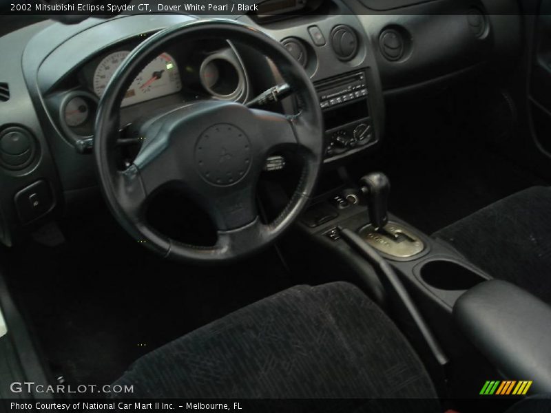 Dover White Pearl / Black 2002 Mitsubishi Eclipse Spyder GT