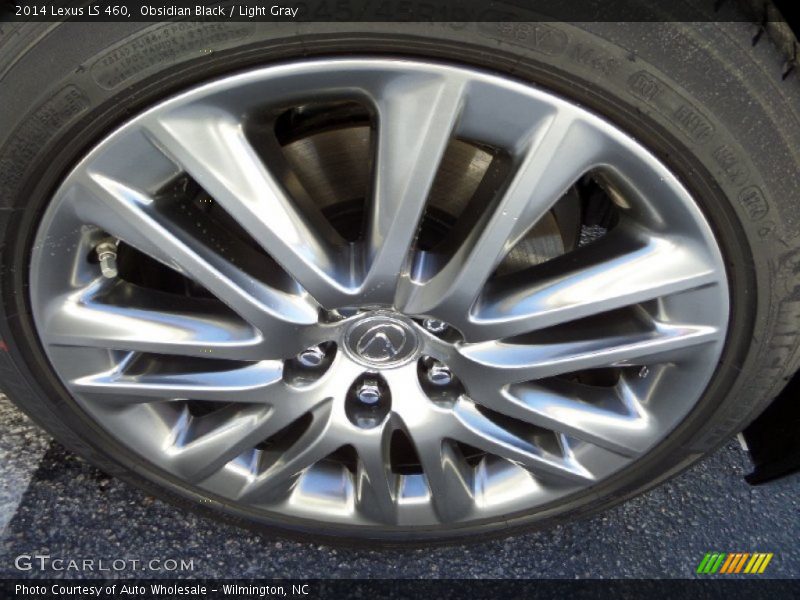Obsidian Black / Light Gray 2014 Lexus LS 460