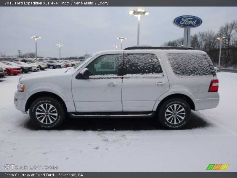 Ingot Silver Metallic / Ebony 2015 Ford Expedition XLT 4x4