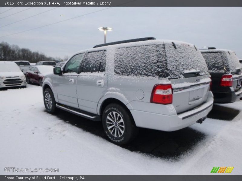 Ingot Silver Metallic / Ebony 2015 Ford Expedition XLT 4x4