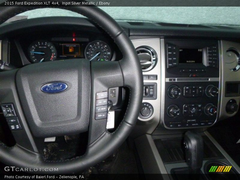 Ingot Silver Metallic / Ebony 2015 Ford Expedition XLT 4x4