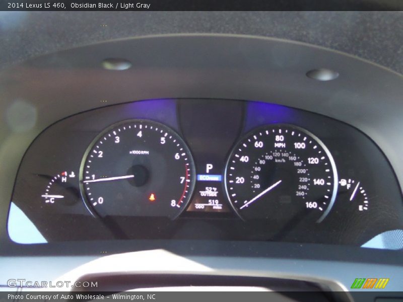 Obsidian Black / Light Gray 2014 Lexus LS 460