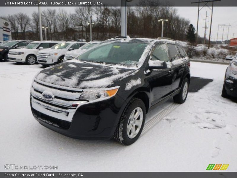 Tuxedo Black / Charcoal Black 2014 Ford Edge SE AWD