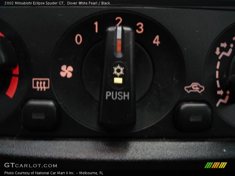 Dover White Pearl / Black 2002 Mitsubishi Eclipse Spyder GT