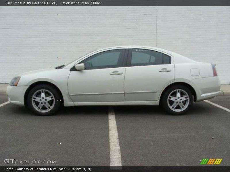 Dover White Pearl / Black 2005 Mitsubishi Galant GTS V6