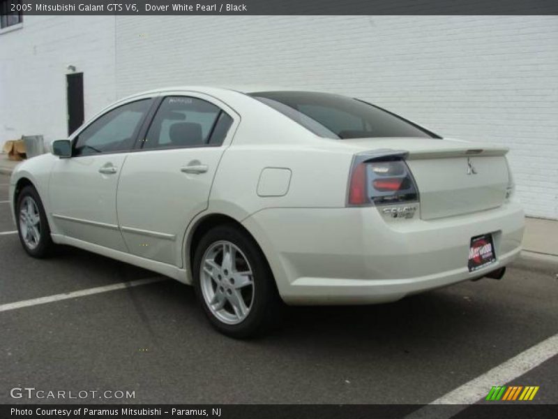 Dover White Pearl / Black 2005 Mitsubishi Galant GTS V6