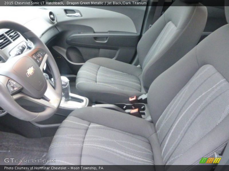 Dragon Green Metallic / Jet Black/Dark Titanium 2015 Chevrolet Sonic LT Hatchback