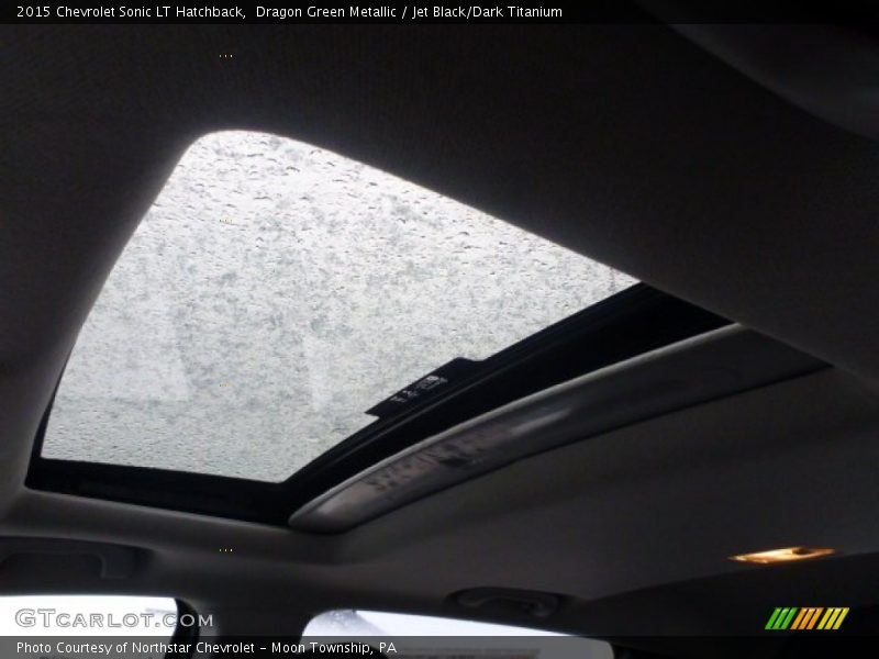 Dragon Green Metallic / Jet Black/Dark Titanium 2015 Chevrolet Sonic LT Hatchback