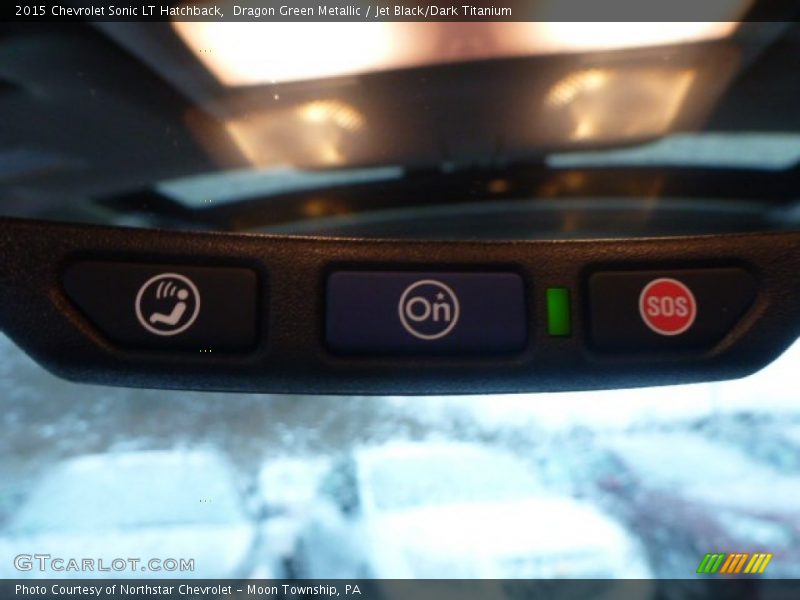 Dragon Green Metallic / Jet Black/Dark Titanium 2015 Chevrolet Sonic LT Hatchback