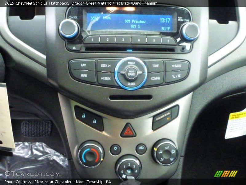 Dragon Green Metallic / Jet Black/Dark Titanium 2015 Chevrolet Sonic LT Hatchback
