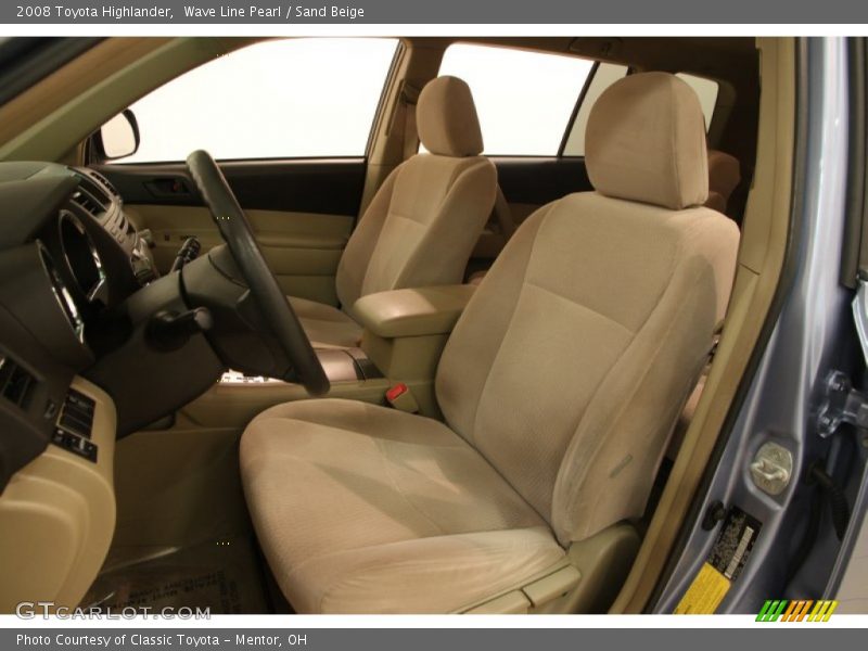 Wave Line Pearl / Sand Beige 2008 Toyota Highlander