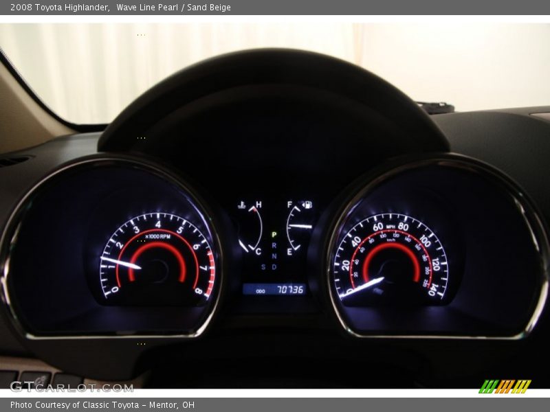 2008 Highlander   Gauges