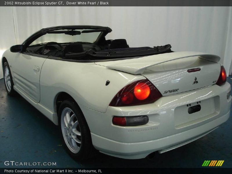 Dover White Pearl / Black 2002 Mitsubishi Eclipse Spyder GT