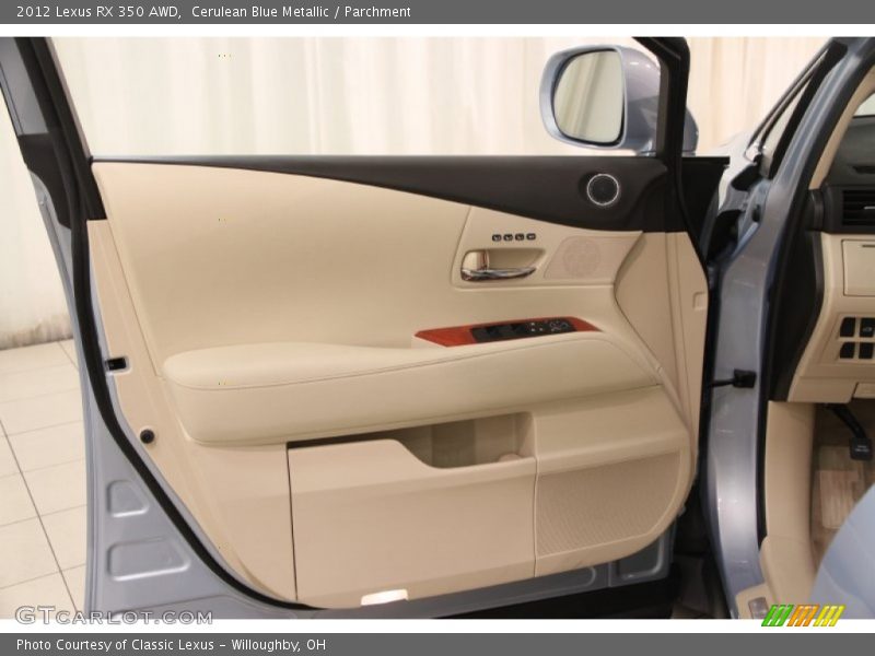 Cerulean Blue Metallic / Parchment 2012 Lexus RX 350 AWD