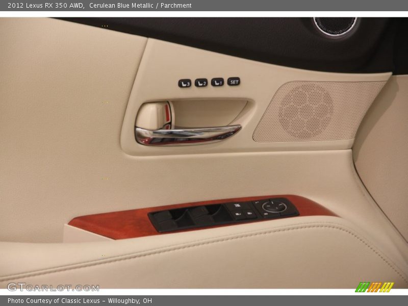 Cerulean Blue Metallic / Parchment 2012 Lexus RX 350 AWD