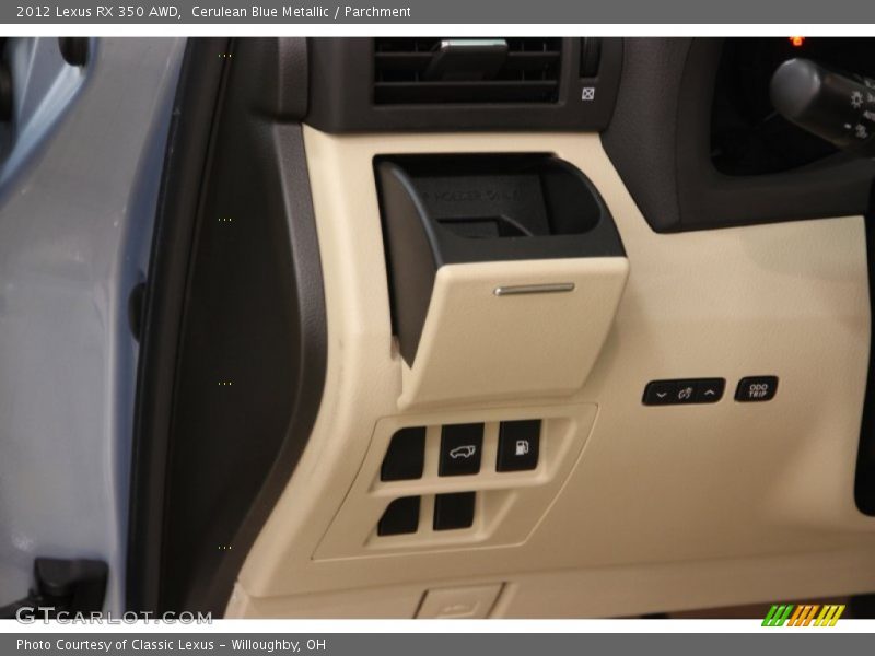 Cerulean Blue Metallic / Parchment 2012 Lexus RX 350 AWD