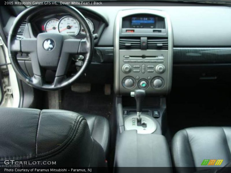 Dover White Pearl / Black 2005 Mitsubishi Galant GTS V6